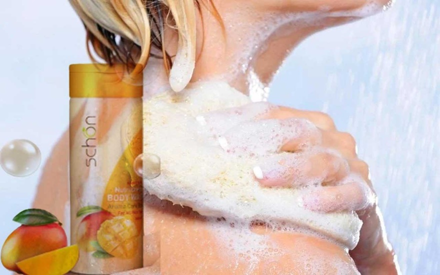 شامپو بدن کرمی شیر و انبه شون